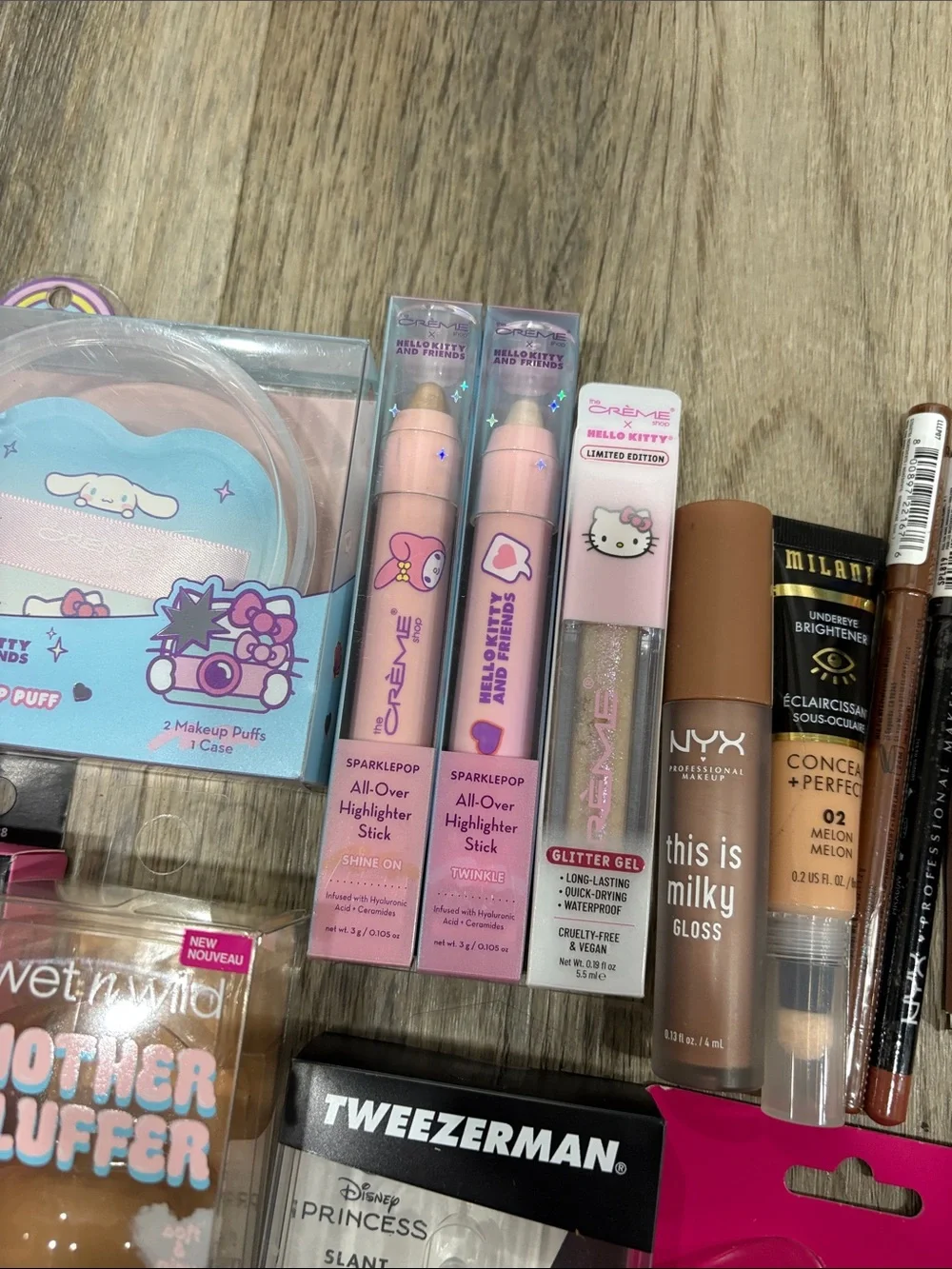 Brand new bundle of cosmetic products